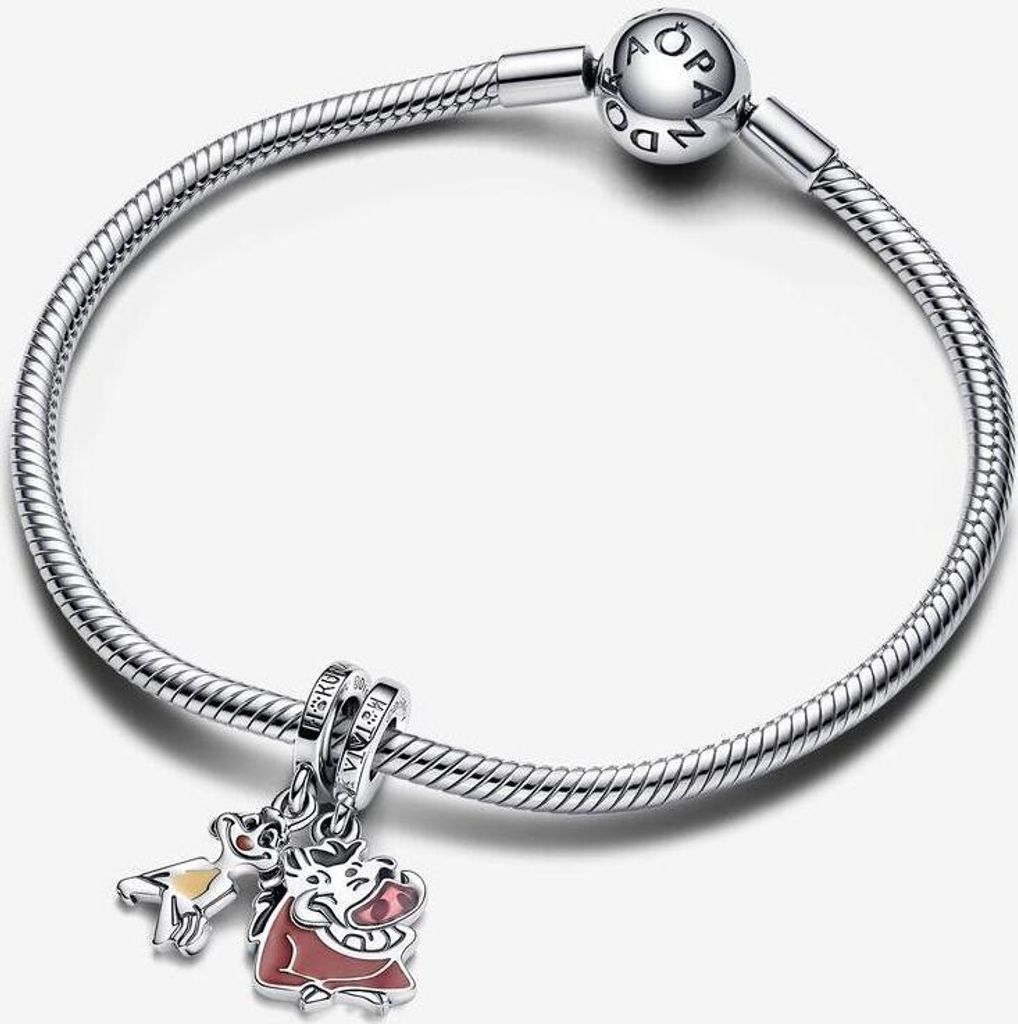PANDORA X DISNEY Charm Trennbar Timon und Pumbaa 793357C01 Produktbild 3