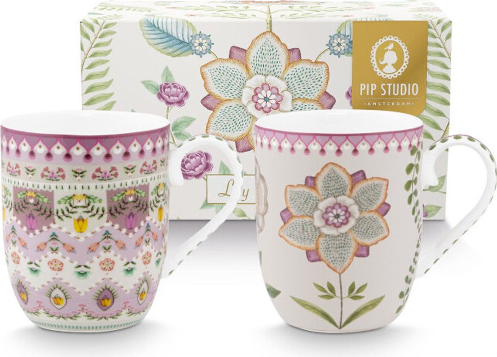 PIP STUDIO Lily&Lotus Tasse 145ml Set 2tlg Produktbild 