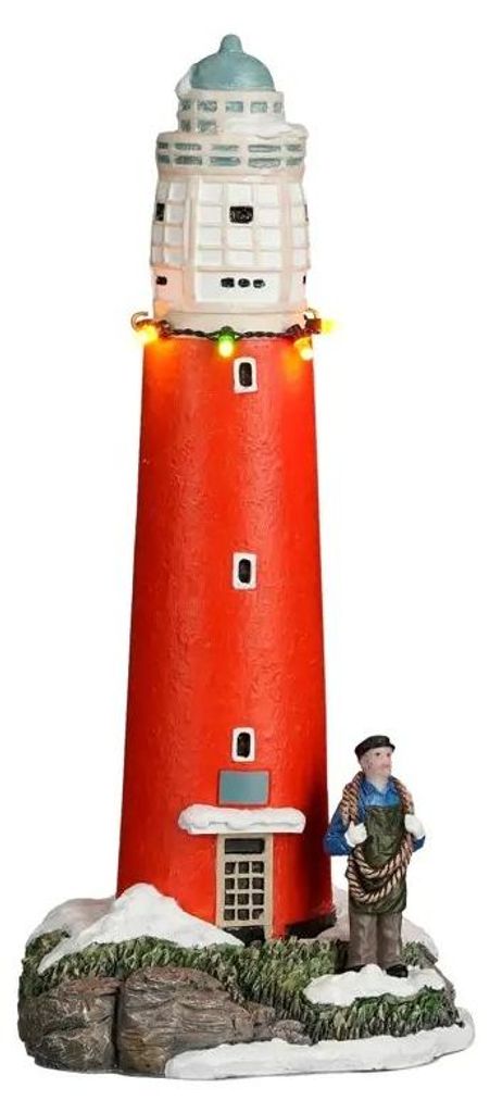 Batteriebetriebener Leuchtturm für Weihnachtsdorf, 11,5 x Produktbild 