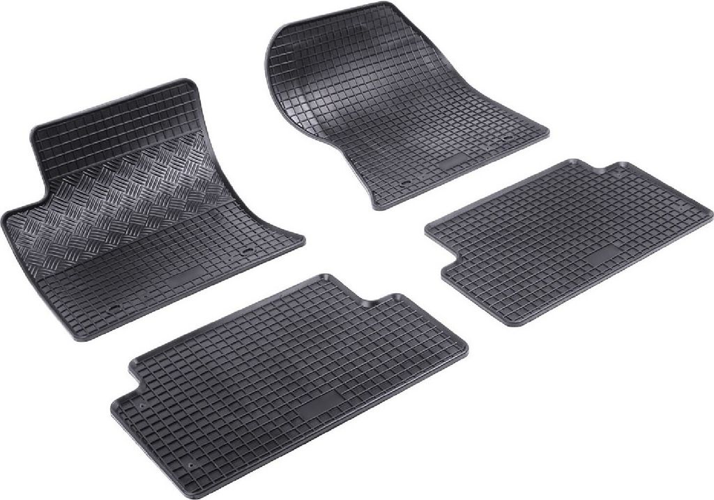 Z542785 Voll-Gummifußmatten passend für Ford Focus 1 Schrägheck Hatchback 3türer 1998-2004