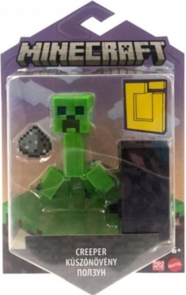 Mattel Minecraft HFC33 - Figura d'azione del Creeper 8 cm Immagine del prodotto 