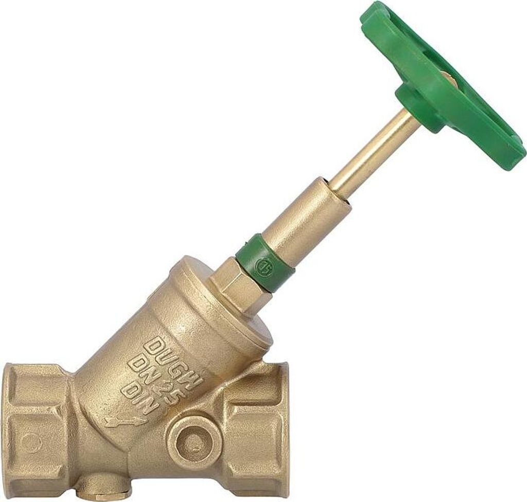 Schlösser Schrägsitzventil KFR Absperrventil Oberteil steigende Spindel DVGW : KFR Ventil ohne Entleerung 1 1/2''