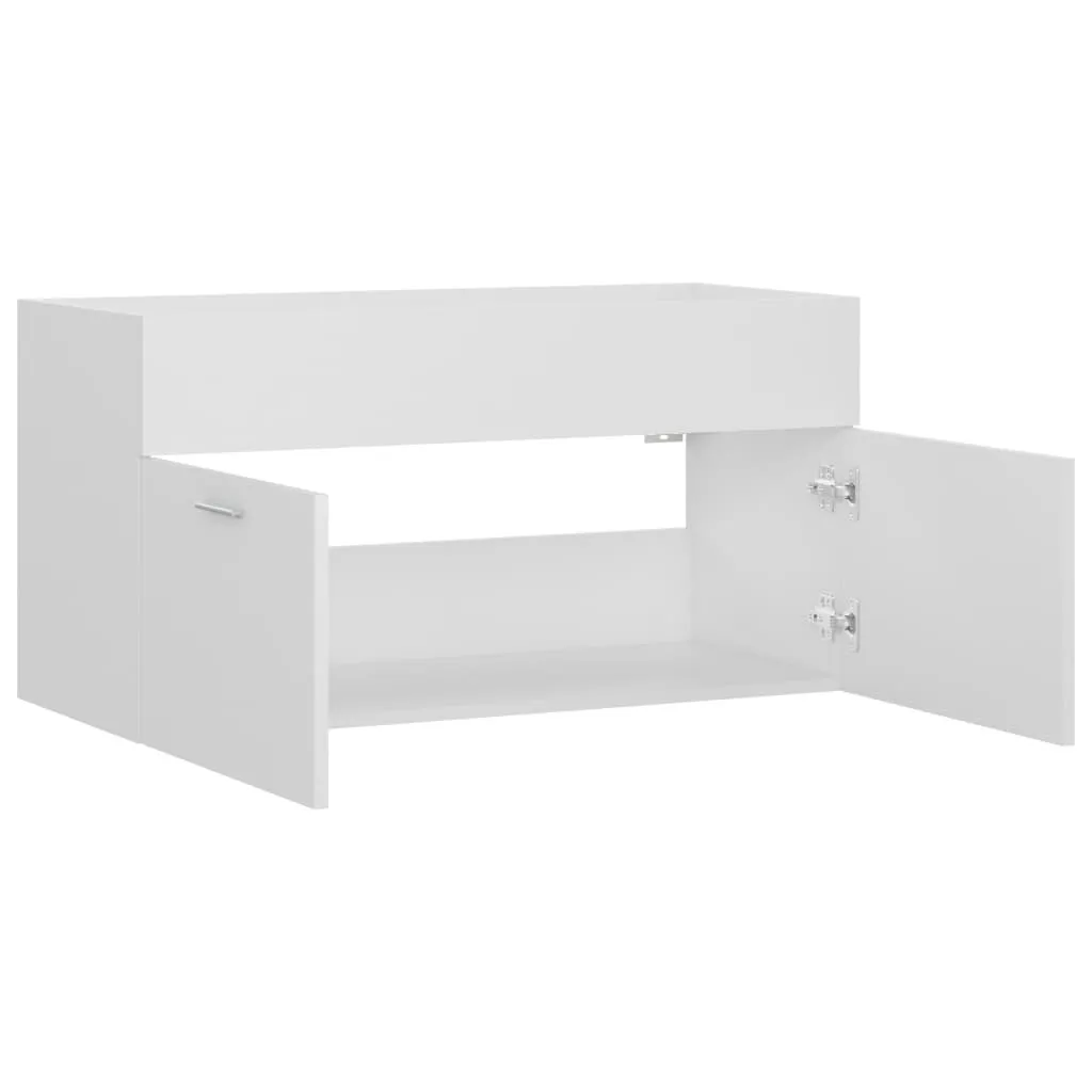 Meuble sous-lavabo blanc 90 cm : idéal pour optimiser votre espace