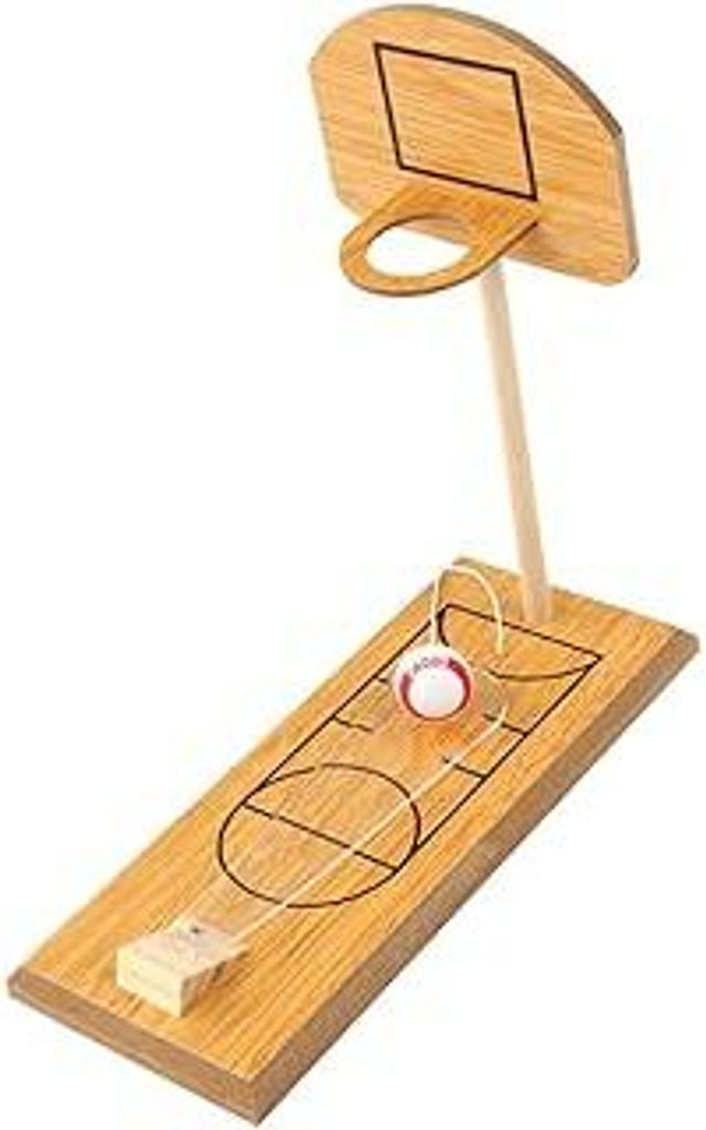 Mini Tisch-basketballspiel aus Holz Tragbares Desktop-Spielzeug für Junge Mädchen und Erwachsene Stressabbau Indoor Outdoor Spaß Büro und Reisen