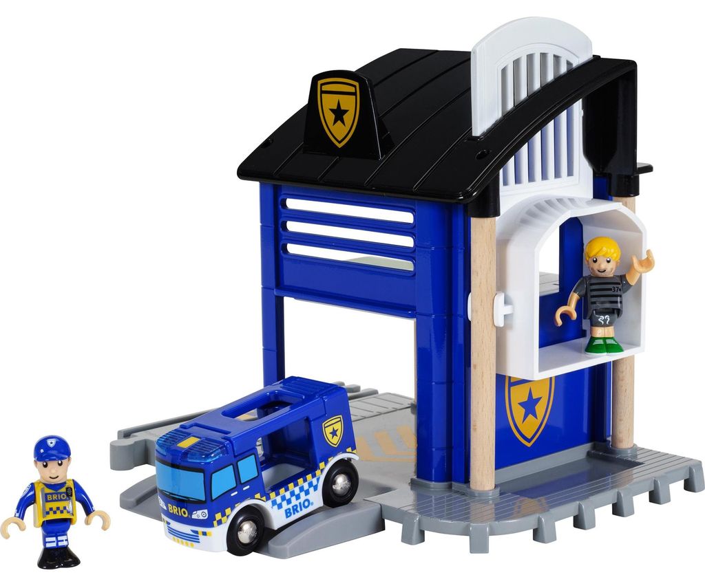 BRIO World - 33813: Estación de policía con vehículo de Imagen del producto 