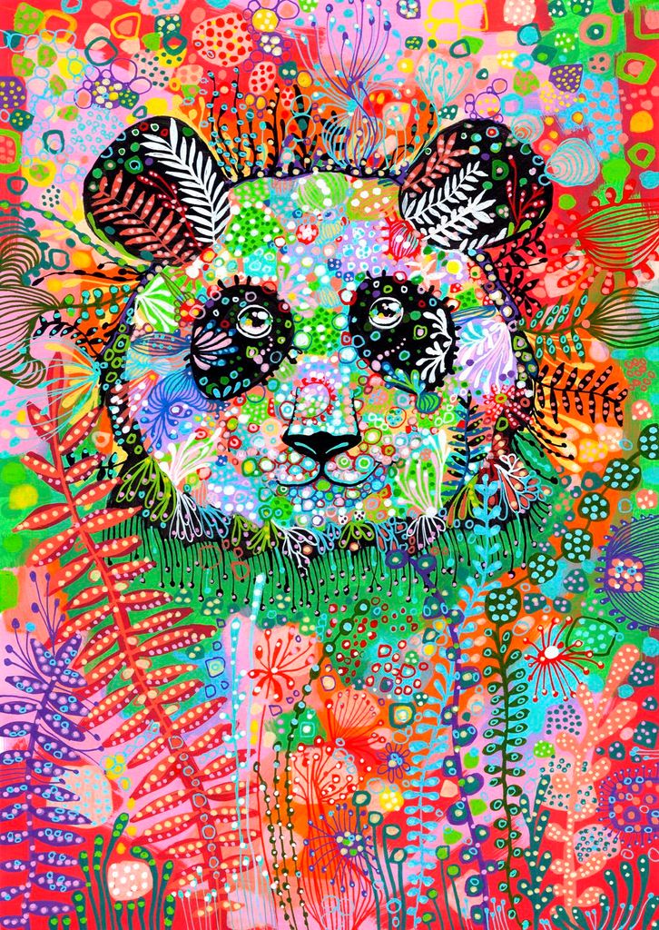 ENJOY Puzzle Mysteriö ser Panda 1500 Teile