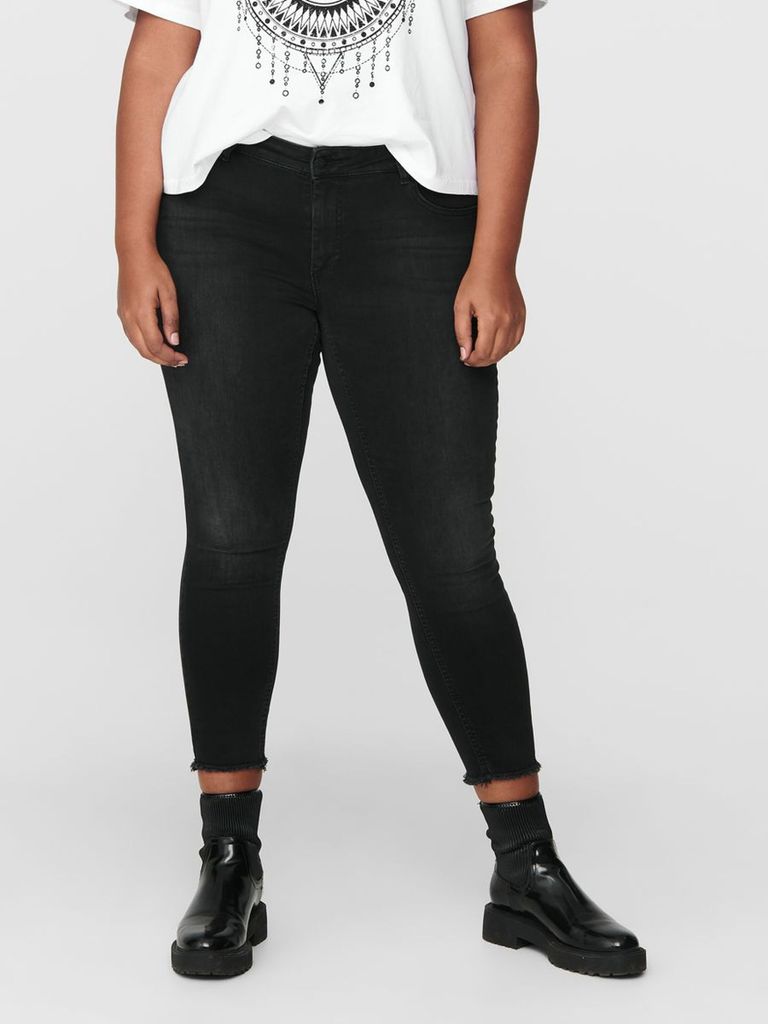 Damen Skinny Jeans Curvy Ankle Denim Große Größen Plus Size Übergröße | 42W / 32L