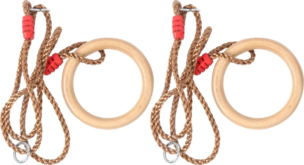 Anneaux de Gym pour Enfant : Kit de Sport Suspendu pour Jardin et Loft