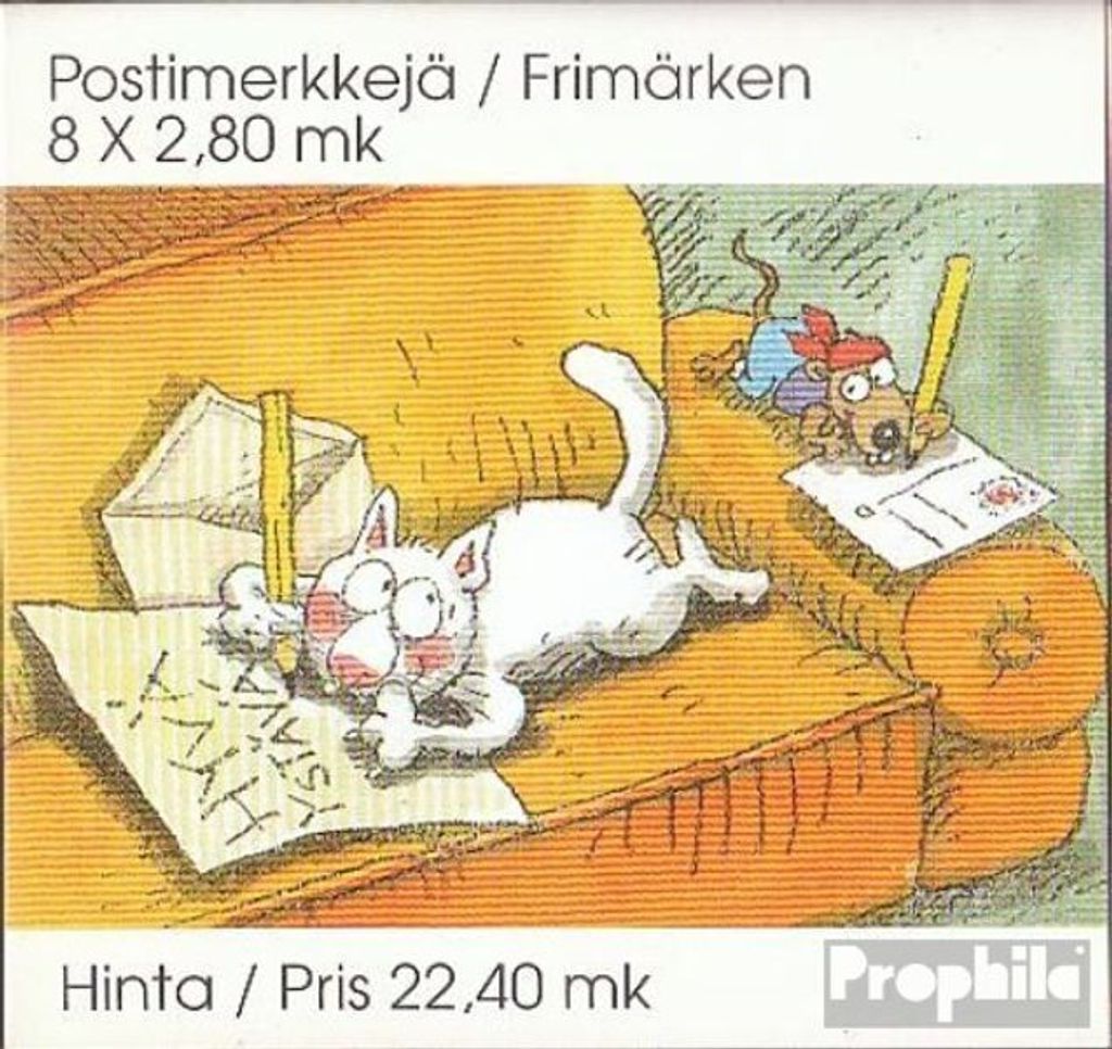 Briefmarken Finnland 1995 Mi MH38 (kompl.Ausg.) gestempelt Comics