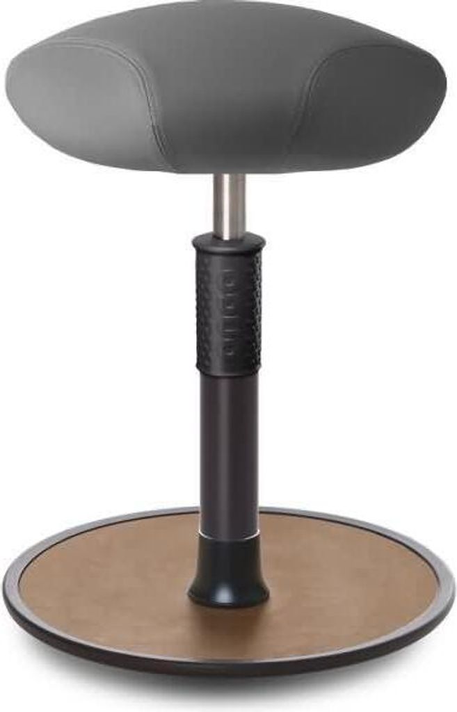Sitz- Stehhocker Free Regular Triangel skai Dynactiv M. 160 Grau schw. /Natur.