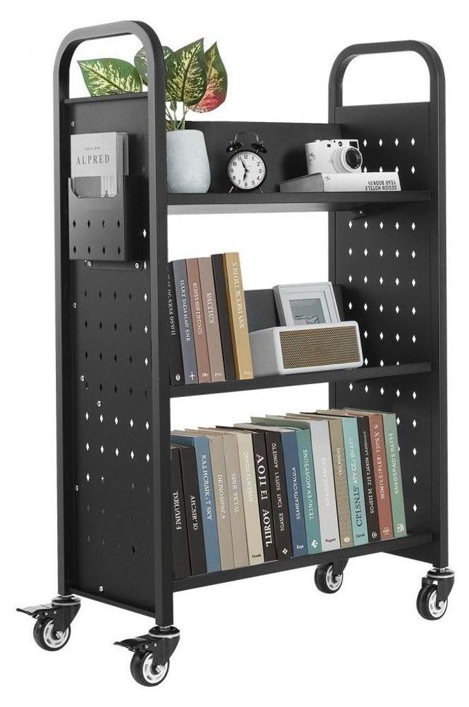 Carrello porta libri per biblioteca - Carrello porta libri Immagine del prodotto 