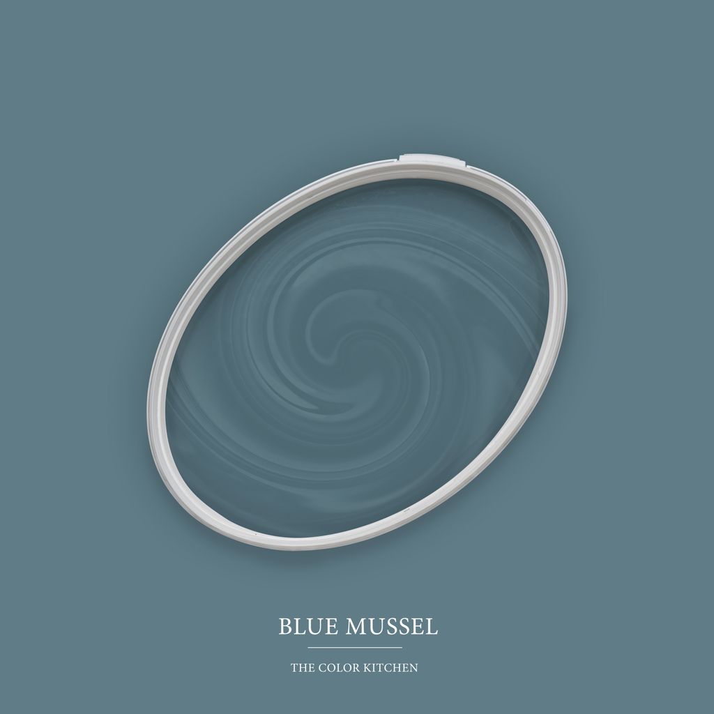 A.S. Création DD125592 The Color Kitchen Blue Mussel TCK3011 2,5l Blau Matt