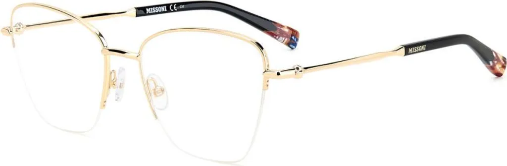 Lunettes de soleil géométriques Missoni avec verres dégradés
