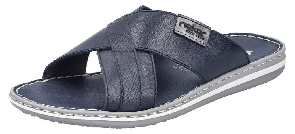 Rieker Herren Pantolette aus beschichtetem Leder mit Produktbild 