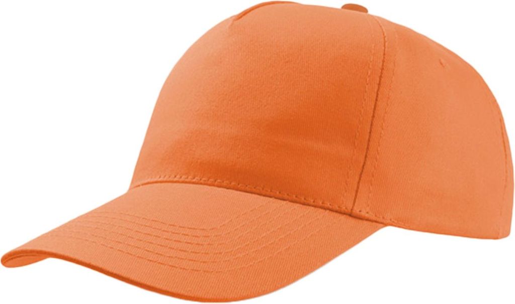 Atlantis Baseballkappe mit 5 Paneelen (2 Stück/Packung) AB425 (Einheitsgröße) (Orange)