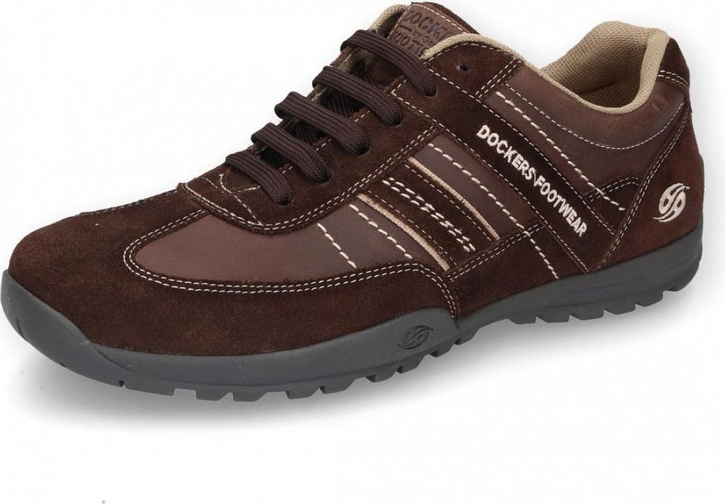 Brązowe sznurowane buty Dockers by Gerli Zdjęcie produktu 