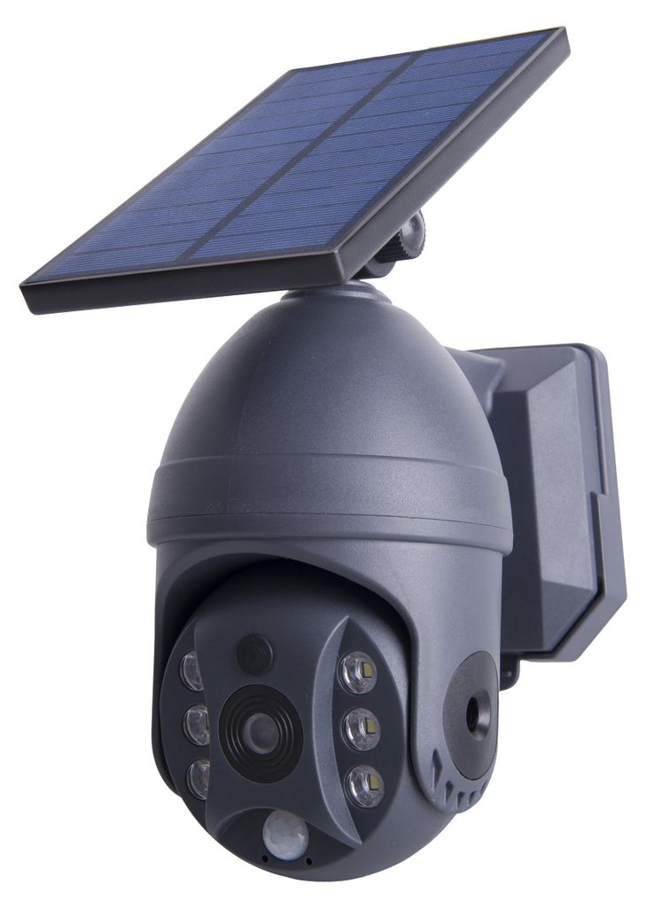 Lampe solaire, caméra de surveillance, détecteur de Image du produit 