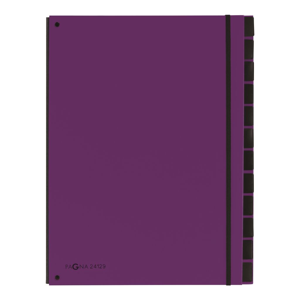 PAGNA Pultordner 24129-12 34x26,5x2cm 12Fächer lila Produktbild 