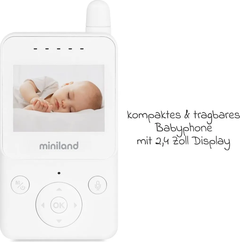 Miniland Digimonitor : Babyphone vidéo haute technologie avec caméra - 2