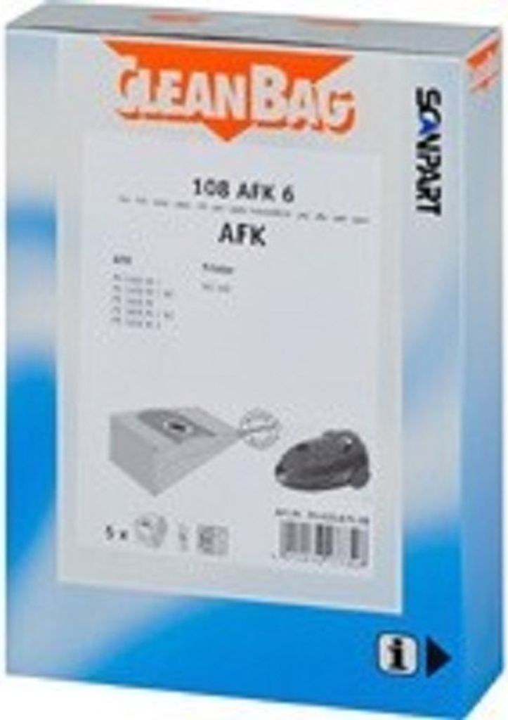 CleanBag Staubsaugerbeutel 108AFK6 für AFK