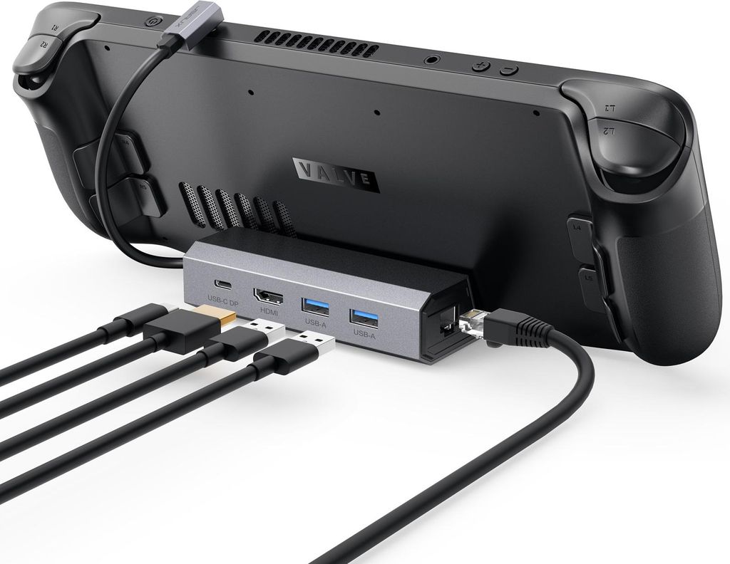 Adaptér JSAUX HUB USB-C pre konzolu Steam Deck, HDMi 4k Obrázok produktu 