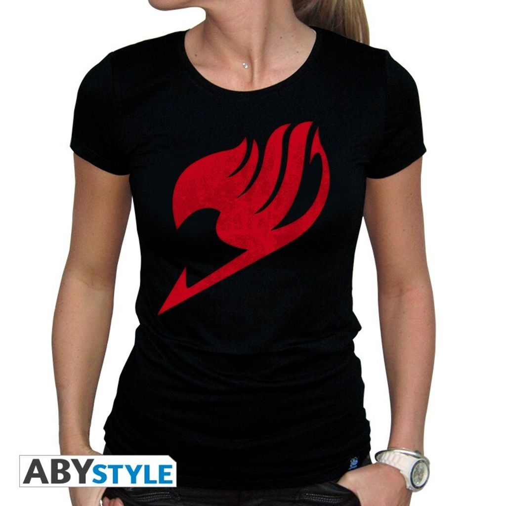 Fairy Tail Emblem Top XL Schwarz