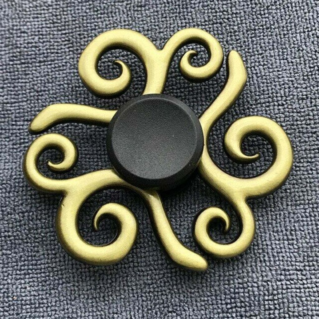 Tinisu Fidget Spinner Kreisel Anti Stress Rainbow Metall Finger ADHS