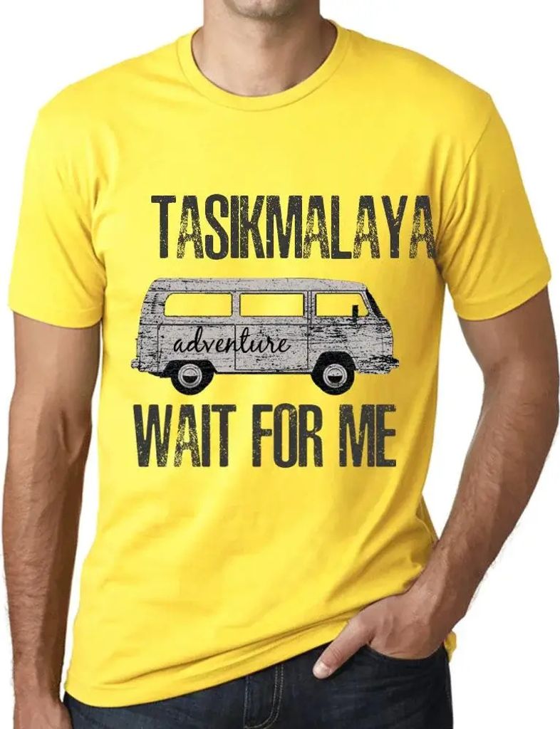 Herren Grafik T-Shirt Abenteuer warten auf mich in Tasikmalaya – Adventure Wait For Me In Tasikmalaya – Öko-Verantwortlich Vintage Jahrgang Ku...