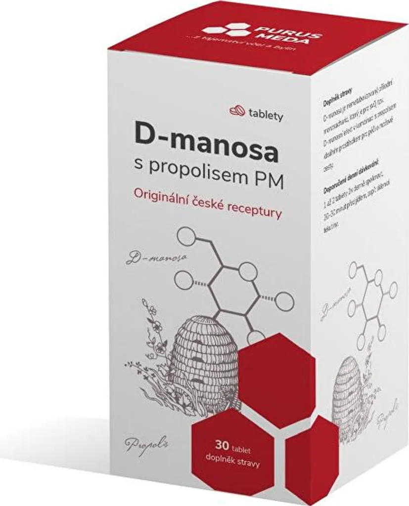 D-Mannose avec Propolis PM 30 comprimés - Confort urinaire naturel