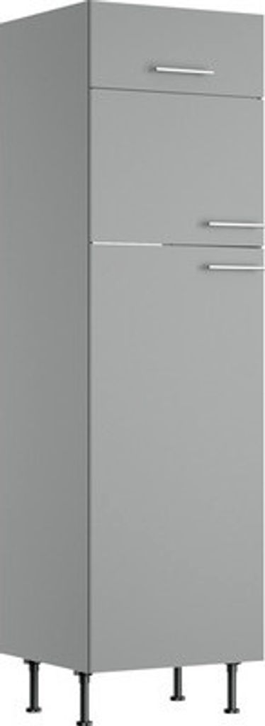 Optifit Kühlumbauschrank für 145er Einbaukühlschrank Mats825 BxTxH 60 x 58,4 x 211,8 cm basaltgrau matt zerlegt Anschlag