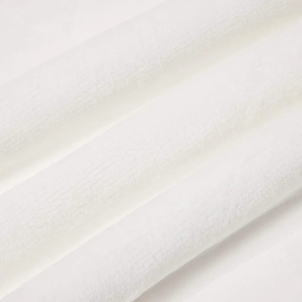 vidaXL Coperta in pile bianca 240 x 270 cm - 7