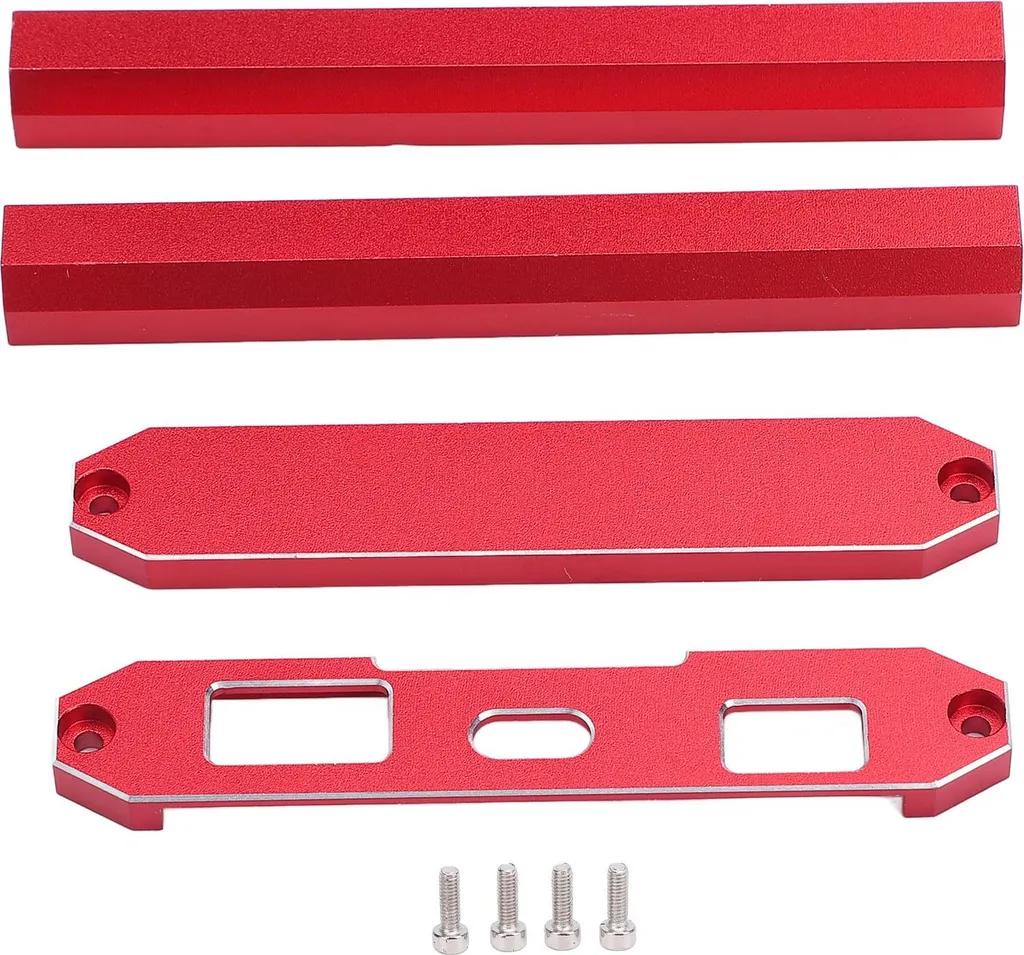 Protection transmetteur en aluminium rouge anti-choc pour radio à distance