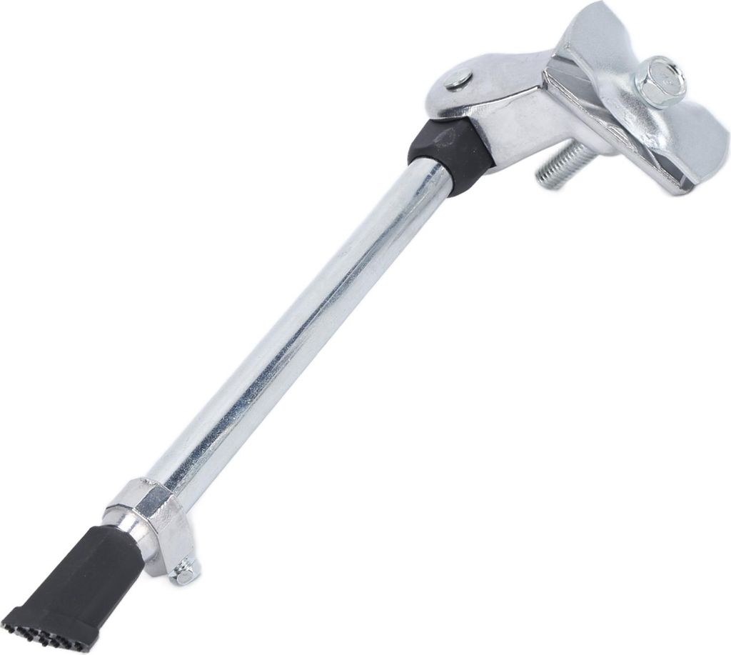 Bike Kickstand Verstellbares Aluminium -Legierungs -Center Mount Bicycle Kickstand für 24 bis 27 Zoll Road Mountain Bikessilver