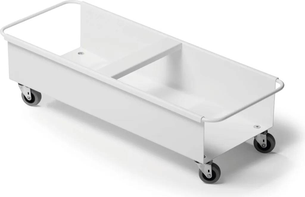 Chariot double DURABIN 40L blanc 1801622010 : stop aux poubelles lourdes