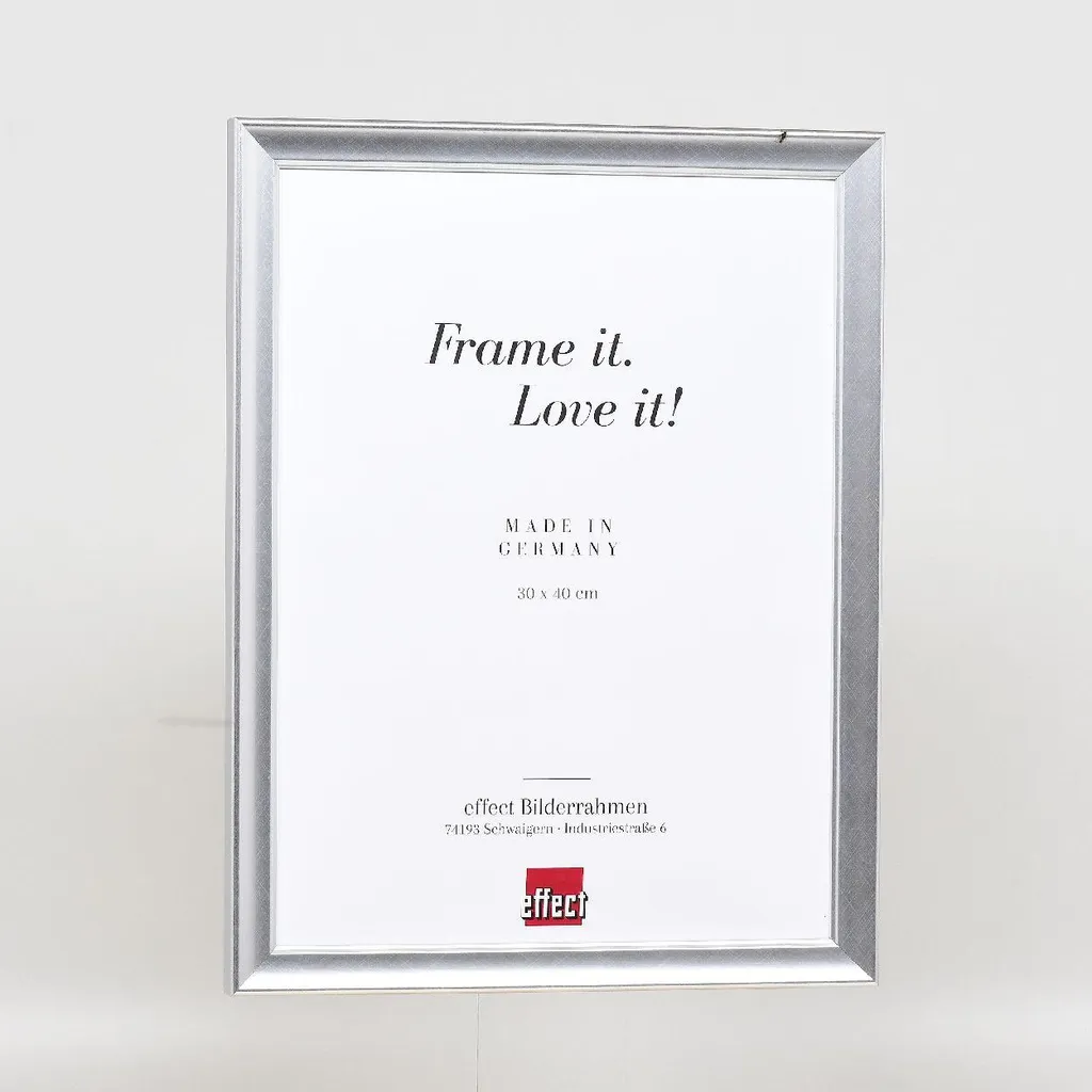 Cornice Argento 25x50 cm in Legno Effect - Design Profilo 41 Elegante - 4