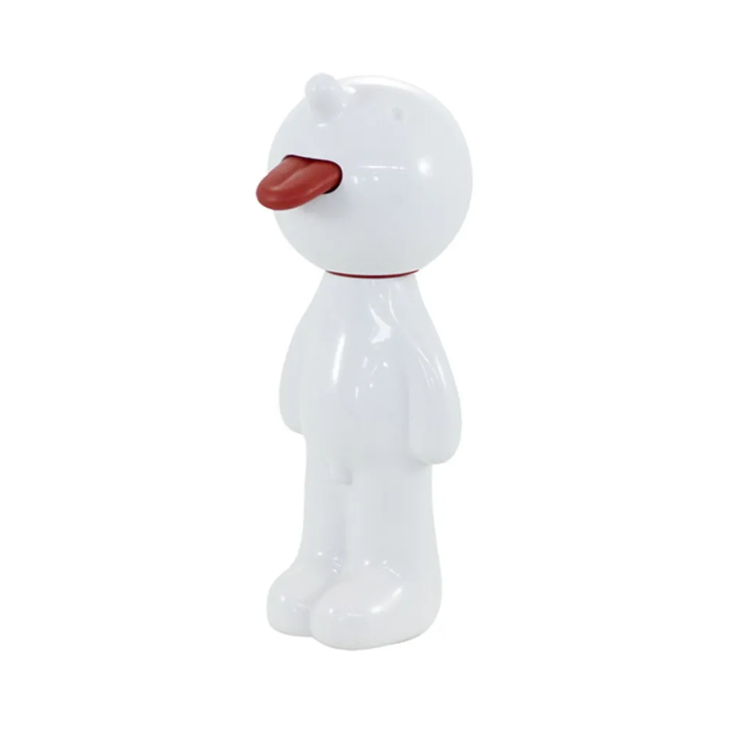 Distributeur savon Mr. P rouge en ABS - Accessoire ludique et durable