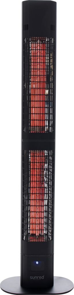 SUNRED® Standheizstrahler Valencia Dark Lounge Black 3000W Produktbild 