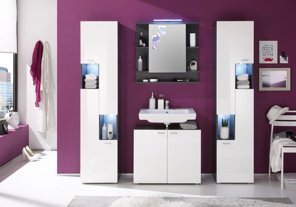 trendteam szafka łazienkowa z lustrem Tetis Zdjęcie produktu 4