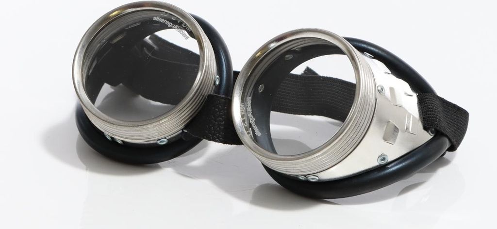 ELMAG Schweiß- /Schleifbrille farblos, splitterfrei, mit Gläser aus Verbundglas, schraubbar