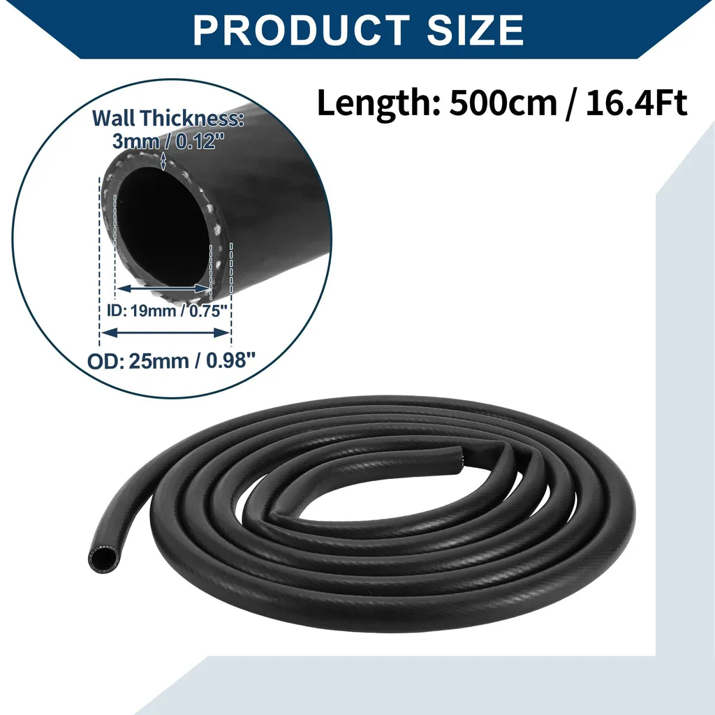 Tuyau de silicone pour aspiration auto 5m flexible de dépression