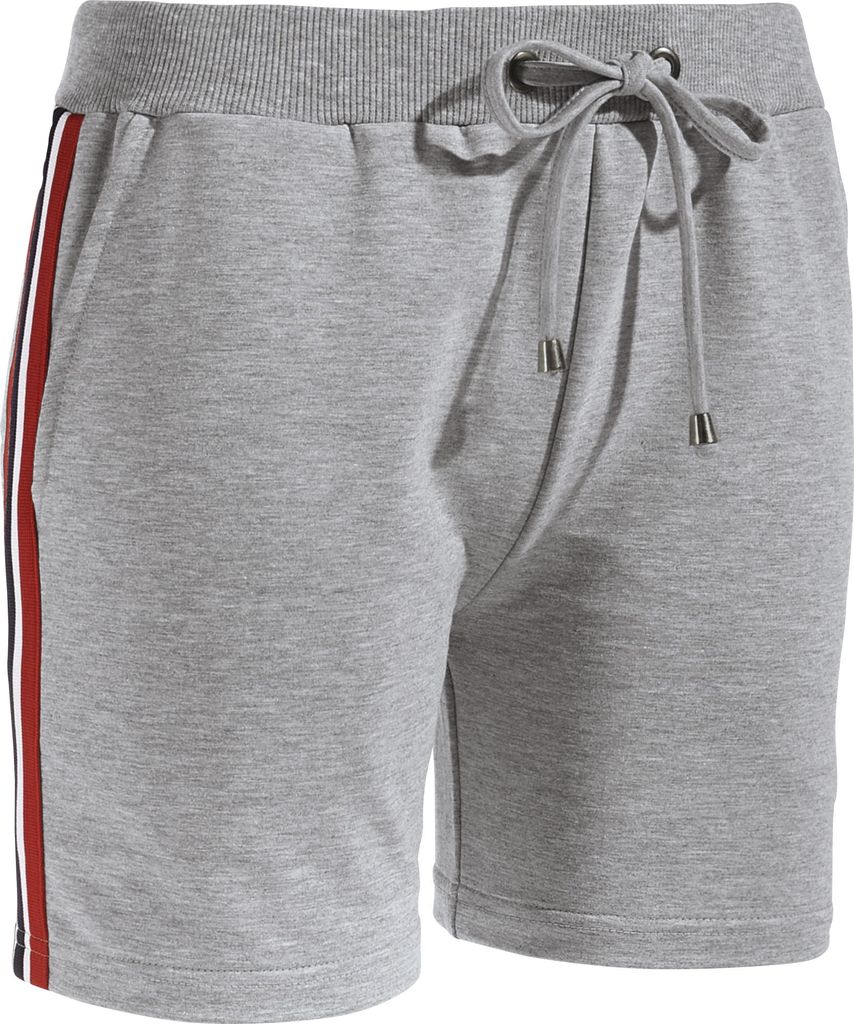 Erwin Müller Damen-Freizeithose, kurz grau meliert 44 / 46