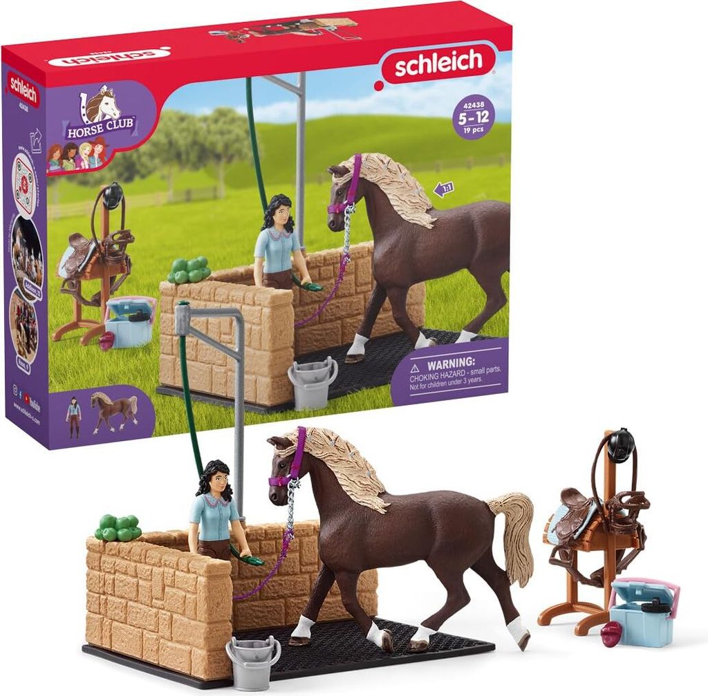 Schleich 42438 Horse Club Washing Area Emily Luna Image du produit 