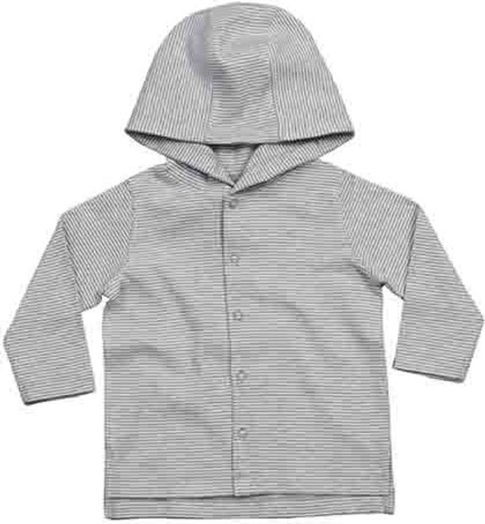 Babybugz Kinder Baby Kapuzenjacke gestreift Baby-Shirt BZ47 Produktbild 