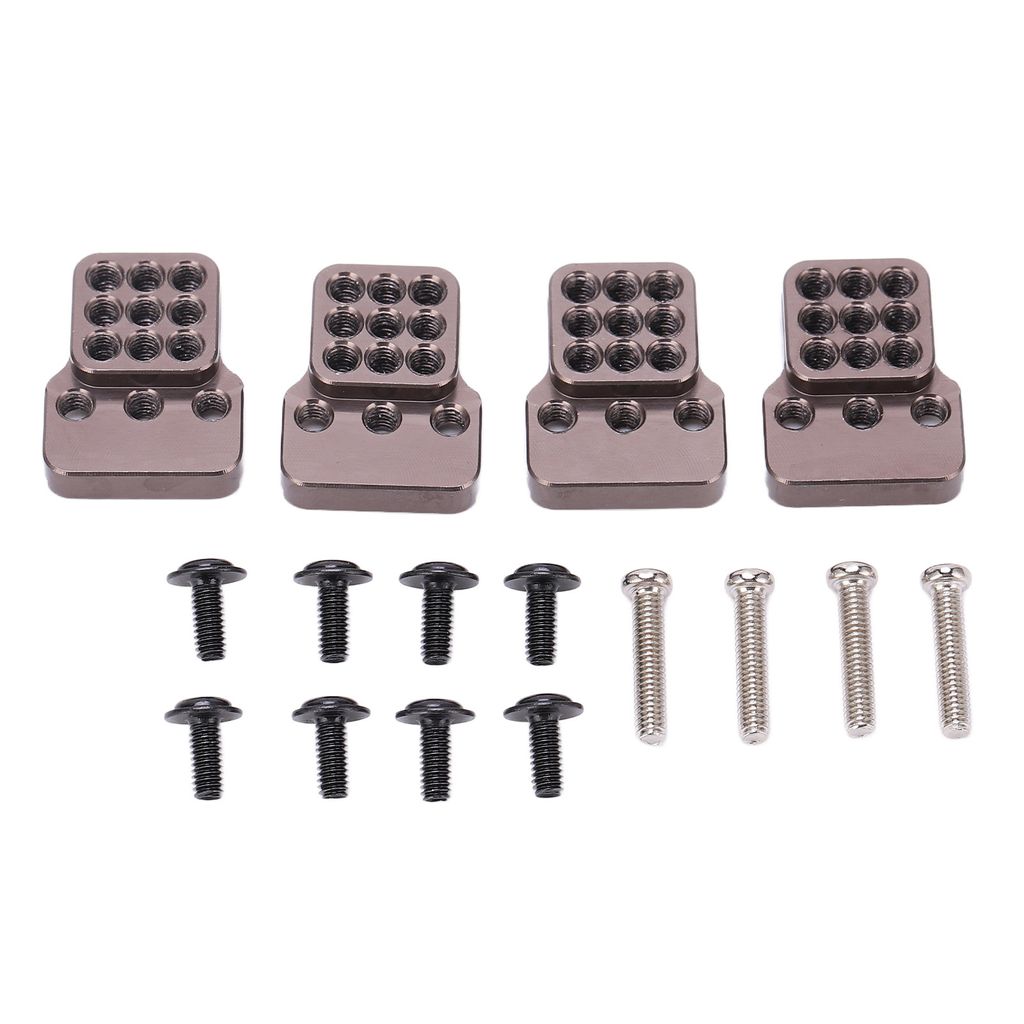 4 stücke Metall Einstellbare Stoßdämpfer Halterung für WPL 1/16 RC Modell Auto Upgrade Zubehör