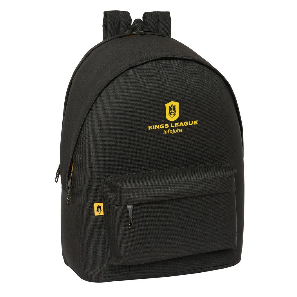 Zaino Laptop Kings League Nero 31x44x18 cm | Borsa PC 15.6 pollici