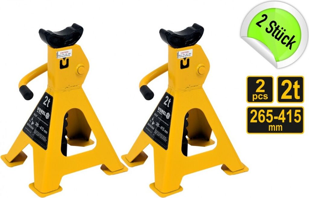 VOREL Stützfuß 2 Stk 2 Tonne