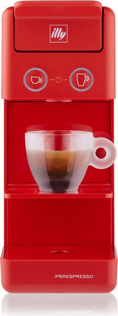 Illy Y3.3, Pad-Kaffeemaschine, 0,75 l, Kaffeekapsel, 1250 W, Rot