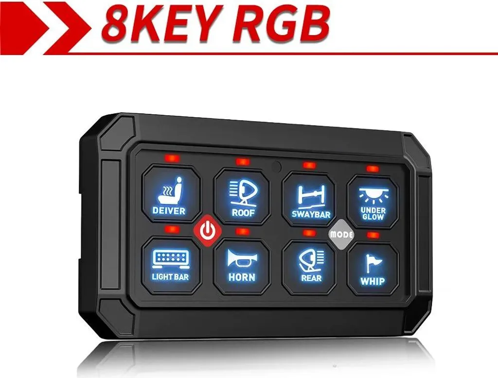Panneau de commande 8 vitesses multi-position pour aménagement de van - 2