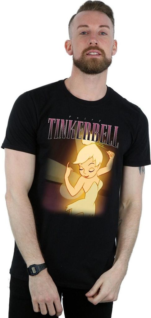 Tinkerbell - T-Shirt für Herren BI761 (L) (Schwarz)
