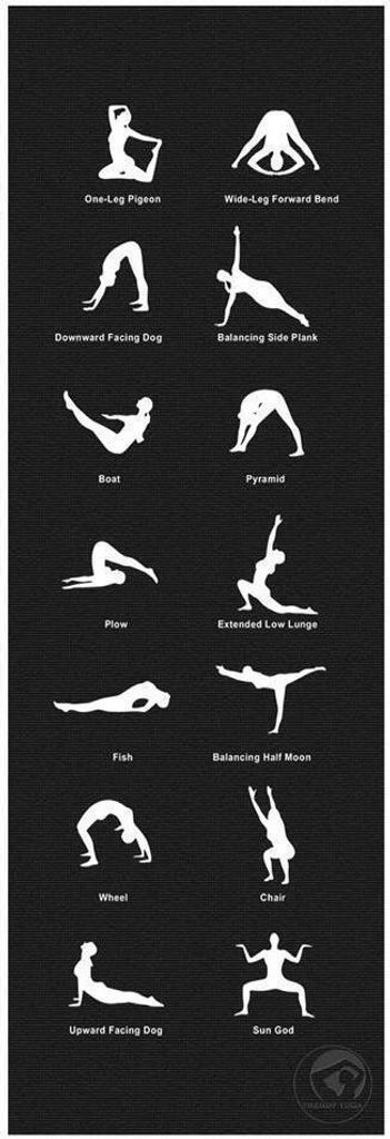 TRENDY SPORT Yogamat Home 180x60x0,5cm Anthrazit